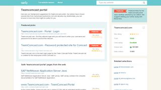 
Teamcomcast portal - Sur.ly
