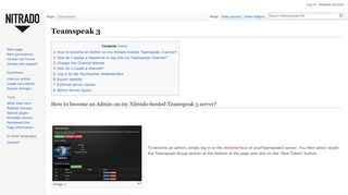 
Teamspeak 3 - Nitradopedia EN - Nitrado-Wiki  
