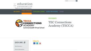 
                            4. TEC Connections Academy (TECCA) | The Education ... - Tecca Portal