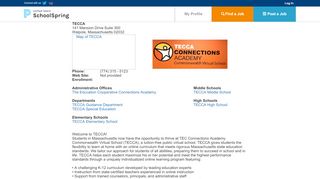 
                            5. TECCA - SchoolSpring - Tecca Portal