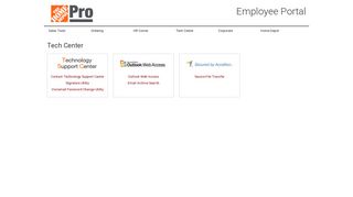 
Tech Center - Employee Portal
