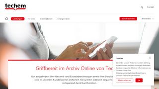 
                            2. Techem Archiv Online | Abrechnungen immer griffbereit - Techem Portal