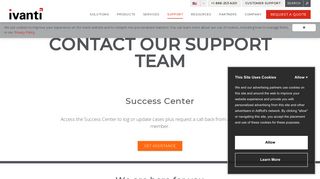
                            4. Technical and Customer Support Contact Info | Ivanti - Shavlik Support Portal