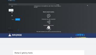 technical issues - Portal 2 glitchy fonts - Arqade - Portal 2 Menu Font