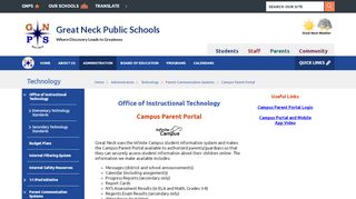 
                            2. Technology / Campus Parent Portal - Great Neck Public Schools - Lakeville Campus Portal
