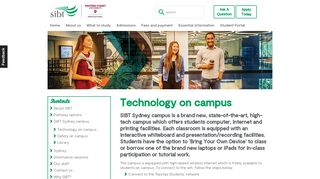 
                            5. Technology on campus - SIBT - Sibt Portal Portal