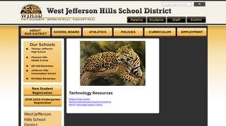 
Technology Resources - West Jefferson Hills School District
