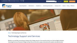 
Technology Support and Services - Keystone College
