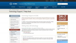 
                            5. Technology Support at CCBC - Ccbc Student Portal
