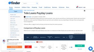 
                            13. Tele Loans Payday Loans - Reviews & Fees | finder.com - Teleloans Portal
