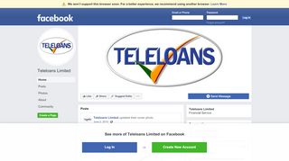 
                            5. Teleloans Limited - Home | Facebook - Teleloans Portal