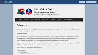 
                            9. Telematics | DCA - Colorado.gov - Sprint Telematics Portal