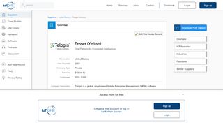 
                            13. Telogis (Verizon) | IoT ONE - Telogis Portal