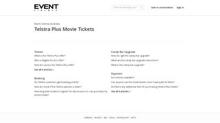 
                            7. Telstra Plus Movie Tickets - Event Cinemas - Telstra Movie Tickets Portal