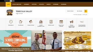 
                            2. Temecula Valley High School / Homepage - Tvhs Parent Portal