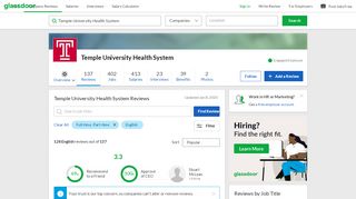 
                            7. Temple University Health System Reviews | Glassdoor - Temple University Kronos Portal