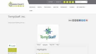 
TempStaff, Inc. | Employment/Staffing Services - Rankin ...  
