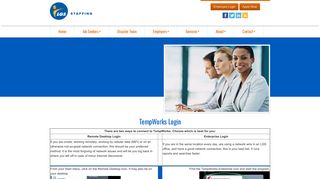 
                            4. TempWorks Login - LGS Staffing - Tempworks Portal