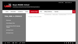
                            7. Tena, Mme. A. (French) / Parent Portal - Upper St. Clair School District - Uscsd Parent Portal