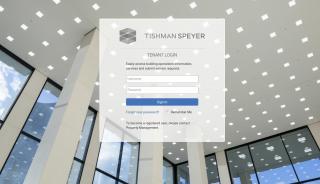 
                            3. tenant login - Sign-In to the Service Portal - Tishman Speyer Employee Portal