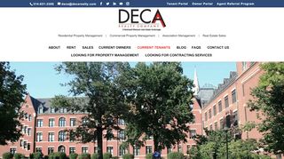 
                            1. Tenant Resources - Deca Real Estate Company in St. Louis, Missouri - Deca Realty Tenant Portal