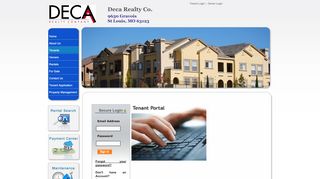 
                            5. Tenants - Deca Realty Co. - Propertyware - Deca Realty Tenant Portal