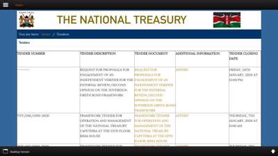 
                            6. Tenders - treasury.go.ke