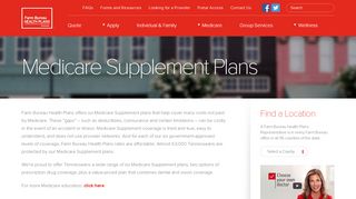 
                            3. Tennessee Medicare Supplement Plans - Farm Bureau Health Plans - Farm Bureau Provider Portal