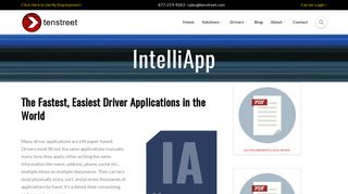 
                            8. Tenstreet IntelliApp - The Auto-Populating Online Driver ... - Ten Street Portal