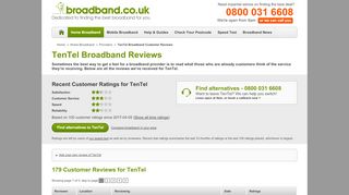 
                            6. TenTel Broadband Reviews - Broadband.co.uk - Tentel Portal