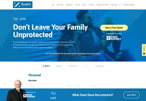 
                            3. Term Life Insurance - Get a Quote | Zander Insurance - Zander Life Insurance Portal