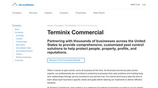 
                            8. Terminix Commercial | ServiceMaster Company - Terminix Commercial Portal