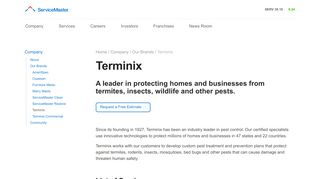 
                            6. Terminix | ServiceMaster Company - Servicemaster Terminix Portal