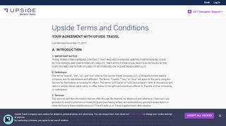 
                            5. Terms and Conditions | Upside - Upside Travel - Upside Visa Parent Portal