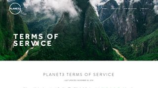 
                            3. Terms of Service — Planet3 - Student Portal Explore Planet 3