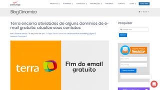
                            5. Terra encerra atividades de alguns domínios de e-mail gratuito - Terra Mail Portal Brasil