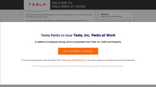 
                            5. Tesla Perks at Work - Teslalife Portal