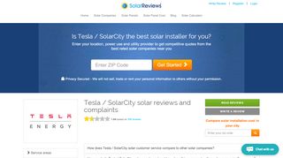 
                            7. Tesla / SolarCity solar reviews, complaints, address & solar ... - Tesla Solar Portal