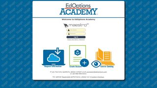 
                            6. Test - Maestro :: Login - Ed Options Academy Portal