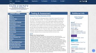 
                            6. Testing & Assessment - Tate County School District - Mkas Student Login