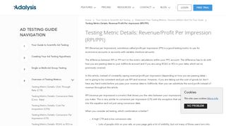 
                            9. Testing Metric Details: Revenue/Profit Per Impression (RPI/PPI ... - Ppi Rpi Portal