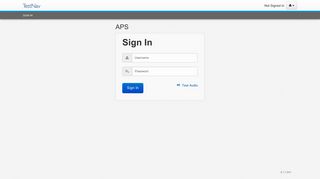 
                            4. TestNav: Sign In - Aimsweb Teacher Portal