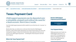 
                            6. Texas Payment Card | Office of the Attorney General - Platinum Smione Card Portal