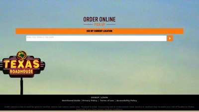 Texas Roadhouse Online Ordering