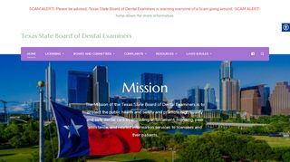 
                            1. Texas State Board of Dental Examiners - Texas Dental Board Portal