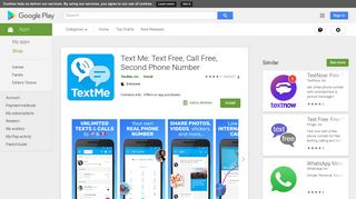
                            7. Text Me: Text Free, Call Free, Second Phone Number - Apps ... - Textme Web Login