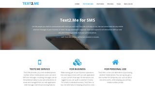 
                            7. TEXT2.ME for SMS Text Messaging - Text2me Sign Up