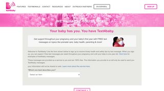 
                            7. :: text4baby :: SignUp - Text Sign Up Prank