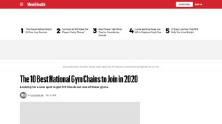
The 10 Best Gyms to Join in 2020 - Best Gym Chains  
