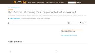 
                            6. The 13 movie-streaming sites you probably don't know about ...